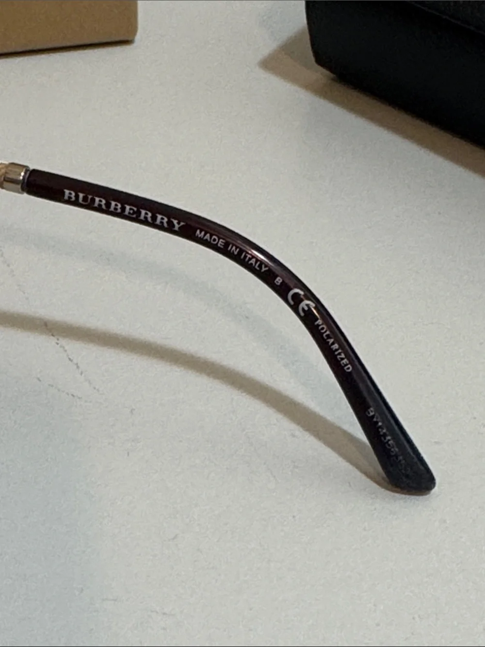 Burberry Tortoiseshell Polarized Sunglasses with Brown Lenses